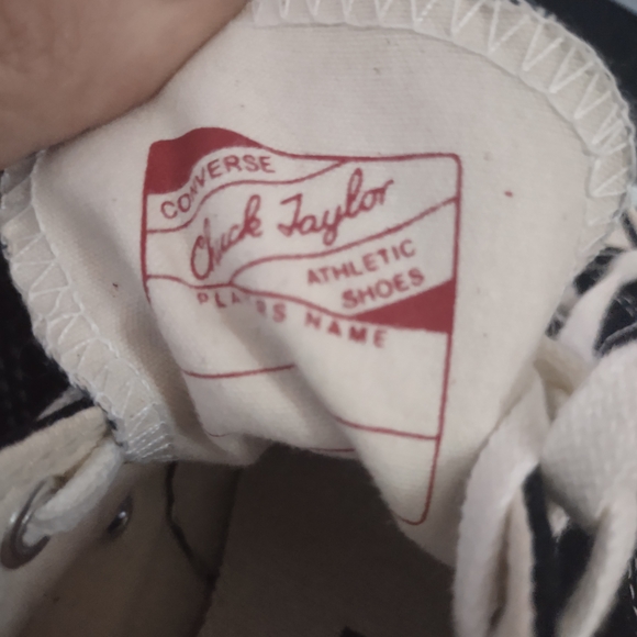 Converse Black and White Sneakers - Picture 5 of 7